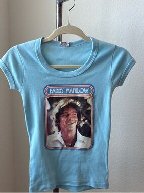 Vintage 1978 Barry Manilow sz S single stitch t-shirt VGUC